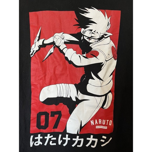 Naruto Kakashi Hatake Team 07 Manga Men's Size Medium - Picture 2 of 13